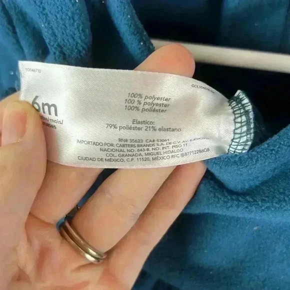 Baby Girl Fleece Body Suit | 6 Month Baby girl Outfit - Picture 8 of 8